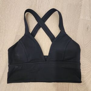 Lululemon black sports bra size 4